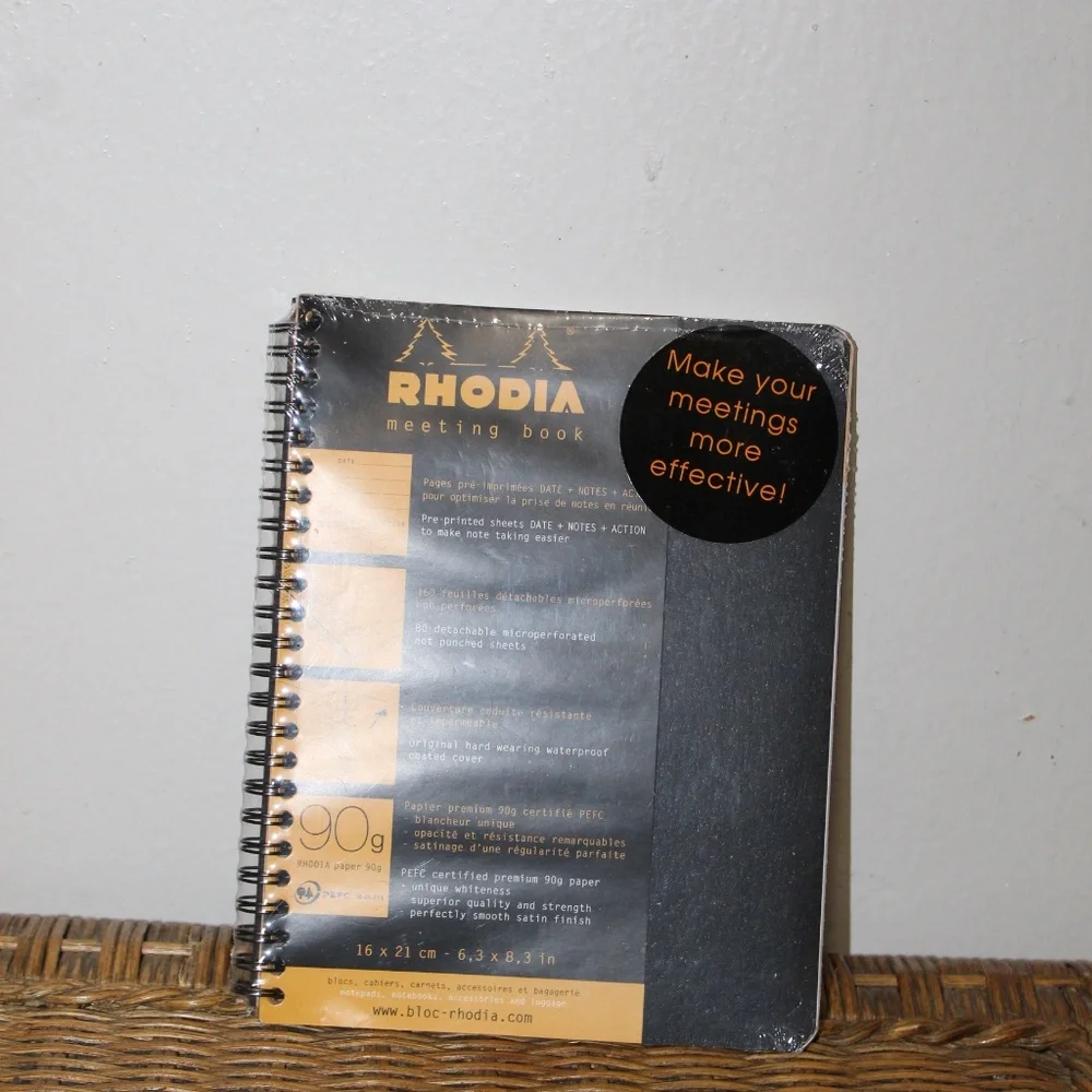 Rhodia A4+ Meeting Book. Set of 2
